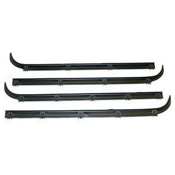 Door Window Belt Weatherstrip - Compatible with 1987 - 1997 Ford F-350 1988 1989 1990 1991 1992 1993 1994 1995 1996