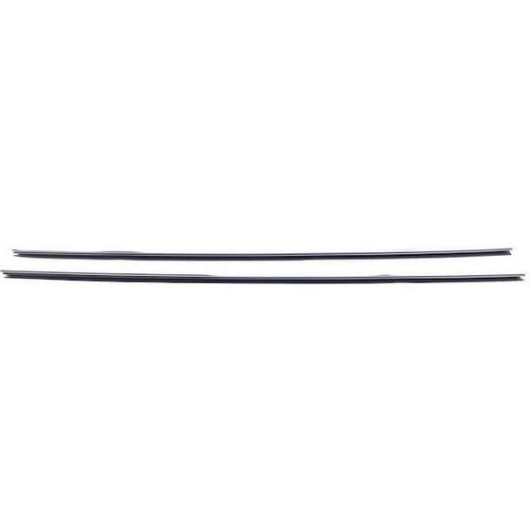 Door Window Belt Weatherstrip Kit 2 Piece - Compatible with 1982 - 1988 Oldsmobile Cutlass Supreme 1983 1984 1985 1986 1987