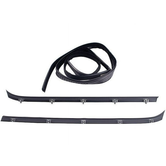 Door Window Belt Weatherstrip Kit 3 Piece - Compatible with 1975 - 1986 Chevy C20 1976 1977 1978 1979 1980 1981 1982 1983 1984 1985