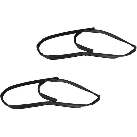 Door Window Glass Run Channel Set 2 Piece Set - Compatible with 1980 - 1983 Ford F-100 1981 1982