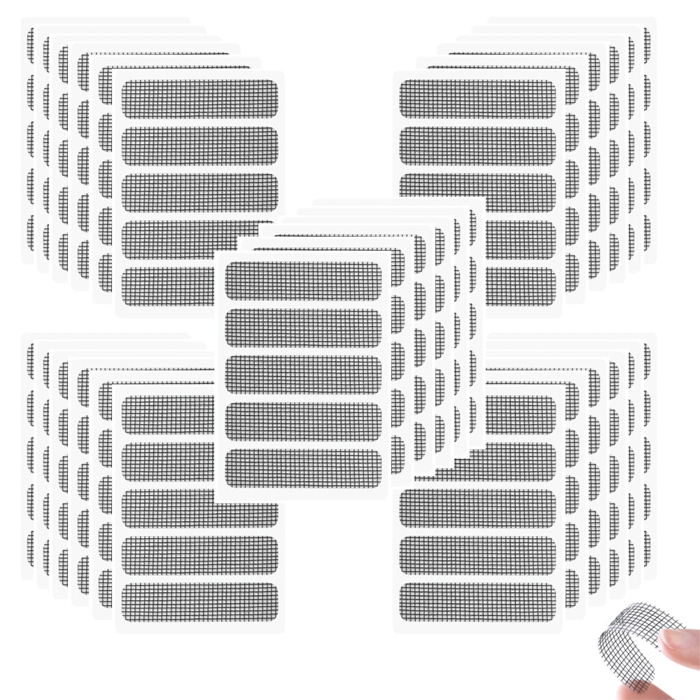 Door Window Screen Repair Patch Set 30 Sheet Strong Self Adhesive door-window-screen-repair-patch-set-30-sheet-strong-self-adhesive