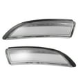 thumbnail image 1 of Door Wing Mirror Turn Signal Indicator Light 8A61-13B381-AF For Ford Fiesta Plastic Black Clear 1 Pair, 1 of 6