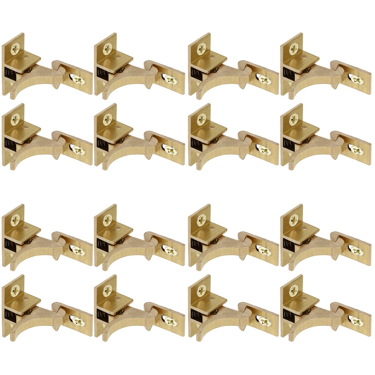 Door and Window Hasp Lock 16 Pcs Elbow Latch Rv Drawer Latches Catches