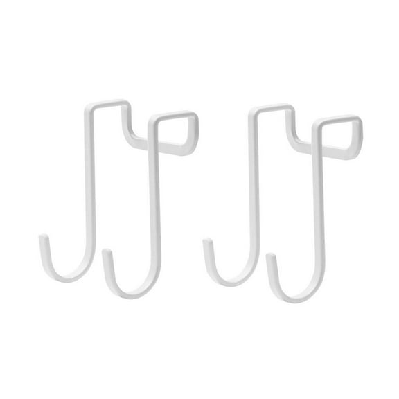 Door behind Bed Storage Hanging over The Coat Rack Hook Back Hooks Cabinet White