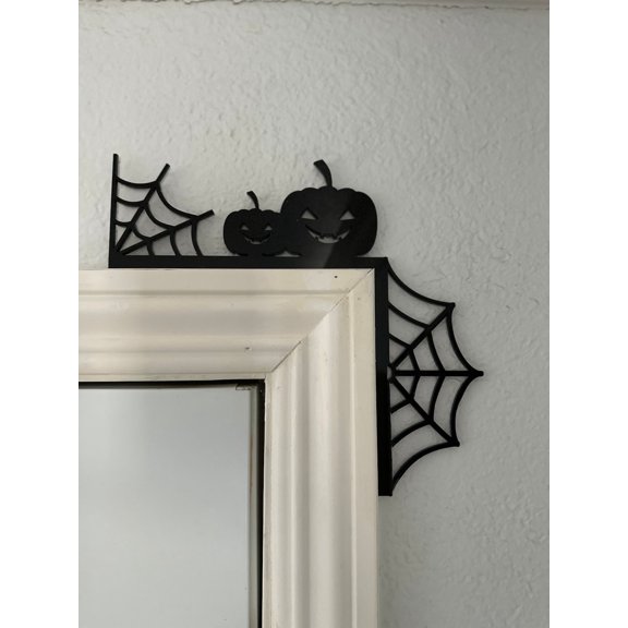 Door corner decor|Halloween Door Corner Decor|Door Corner|Holiday Decorations|Fall Decor|Black Cat| Zombies| Ghost |Pumpkin |Spider Webs