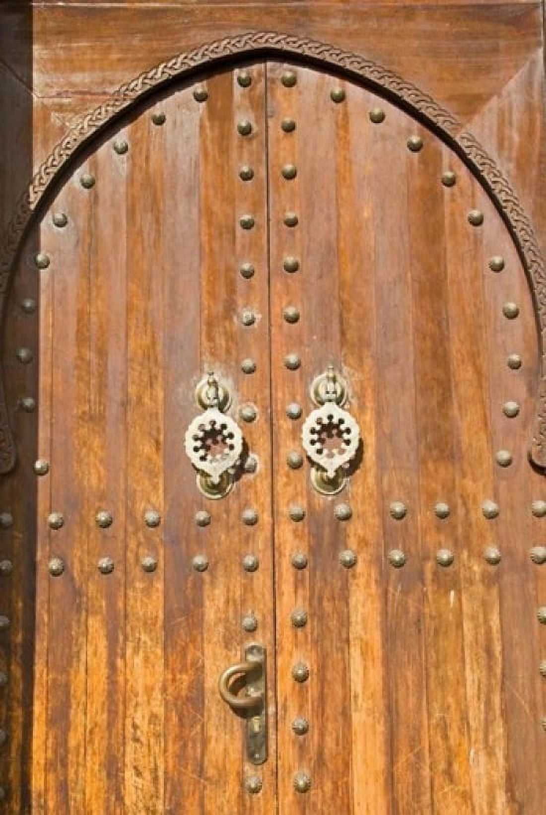 Door in the Souk Marrakech Morocco North Africa Canvas Art - Nico Tondini DanitaDelimont (11 x 17)