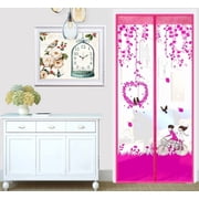 Door mesh Screen with Magnet, Anti Mosquito Magnetic Door Screen Curtain Summer Mesh Net