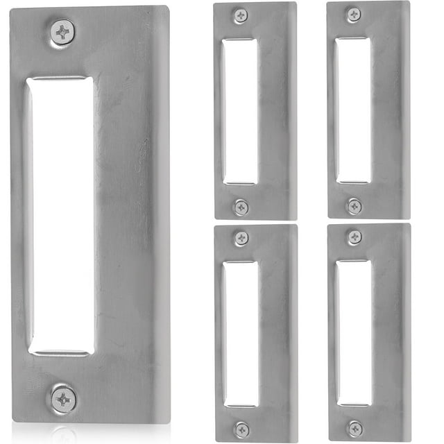 Door reinforcement plate 2pcs Deadbolt Strike Plates Door Hole Cover