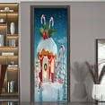 thumbnail image 1 of Door sticker, Refrigerator stickers Self-adhesive removable Christmas Door Cover Decorations House Door Banner for Front Door Decor Winter Holiday max Eve Home Party Decoration Supplies,SP-F177a, 1 of 15