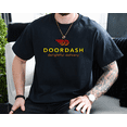 thumbnail image 1 of DoorDash Delivery Driver Service Brand Graphic Unisex T-Shirt, up to size 3XL., 1 of 2