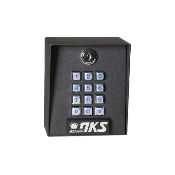 DoorKing 1515-080 Stand-Alone Digital Keypad, 400 Codes, Android/NFC Programming, 1224V AC/DC, Solar-Friendly, Outdoor Rated