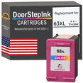 thumbnail image 1 of DoorStepInk High Yield Ink Cartridge 63XL F6U63AN Tri-Color Compatible with DeskJet 2132, 2134, 3630, 3631, 3632, 1 of 10
