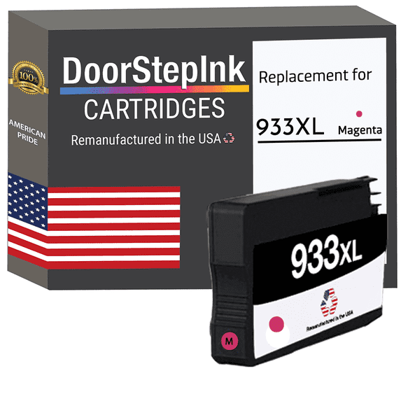 DoorStepInk High Yield Ink Cartridge for 933XL CN055AN Magenta