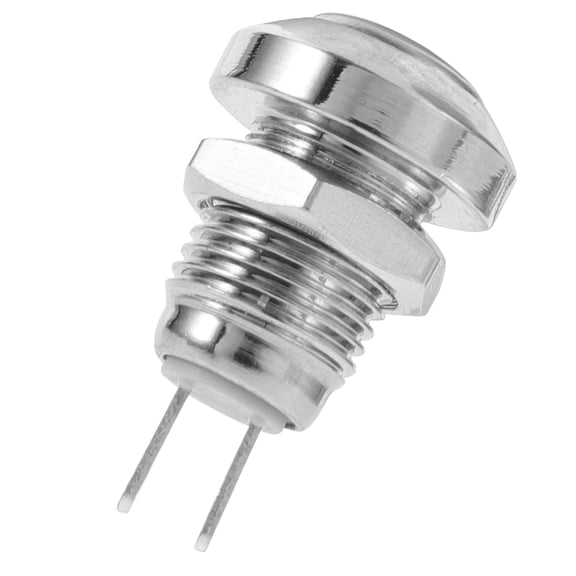 LOLIPPYY Self-Reset Button Silver Stainless Steel and Brass for Repair Use