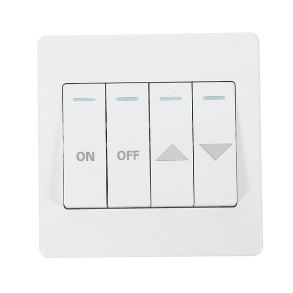 BEADCEST Commercial Garage Door Button Panel with Automatic Reset Design and Sturdy White ABS Material