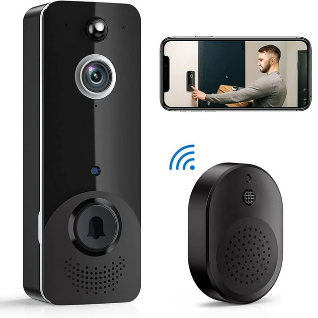 Doorbell Camera Wireless WiFi Video Doorbell With Chime 2 Way Audio