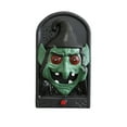 thumbnail image 1 of Doorbell Decoration Animated Witch Head With Spooky Sounds Light Up Eyes And Scary Tongue, Perfect For Adult Trick Or Treat Events Haunted House Parties, Suitable For, 1 of 5