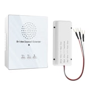 Doorbell Extender, Briidea Doorbell Extender for Wired Doorbell, Converts Your Existing Wired Doorbell into Wireless Door Bell, 21 Melody to Choose, 500' Range 
