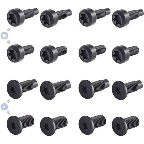 Doorbell Screws, Replacement Security Screws Compatible with Video Doorbell 2 and Pro, Video Doorbell, Video Doorbell 3and Pro(16 pcs) Copper Material