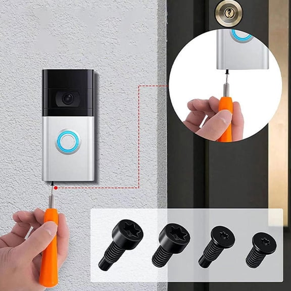 Doorbell Screws Replacement Security Theft Proof Hardware Kit for Video Doorbell Models