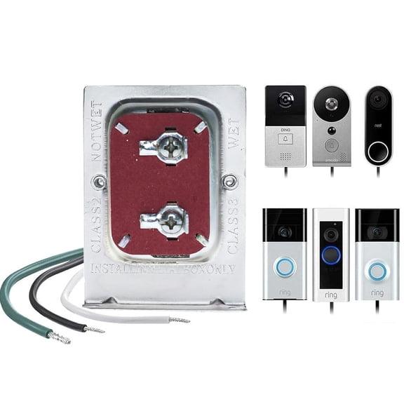 Doorbell Transformer, 16V, 30VA Comptible with Ring Pro,Nest Hello