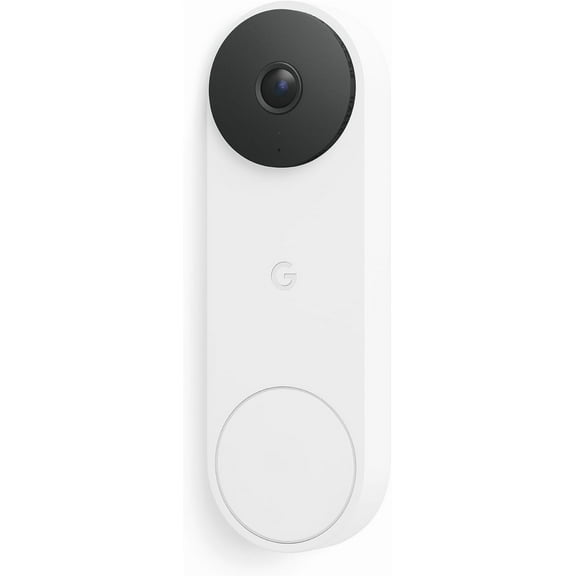 Doorbell (Wired, 3rd Generation) - 2K Video, Live View, Night Vision, Two-Way Audio-Snow