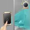 thumbnail image 1 of Doorbell Wireless Home Battery Model All Use Battery Non Plug In Wireless Doorbell One Drag No Plug In, 1 of 9