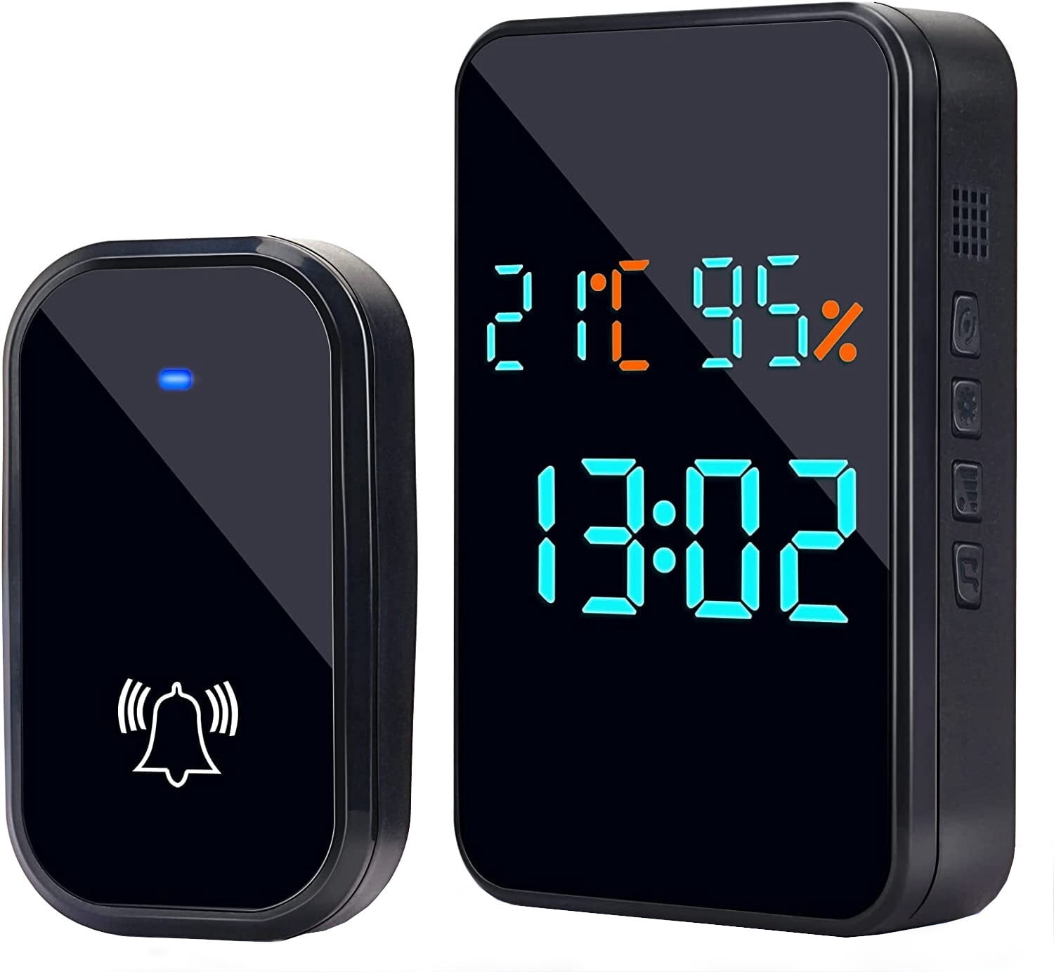 Doorbell alarm clock hygrometer all-in-one wireless doorbell