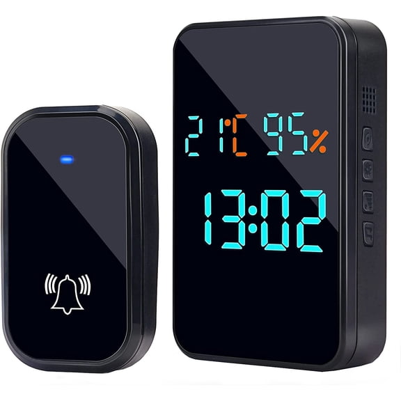 Doorbell alarm clock hygrometer all-in-one wireless doorbell