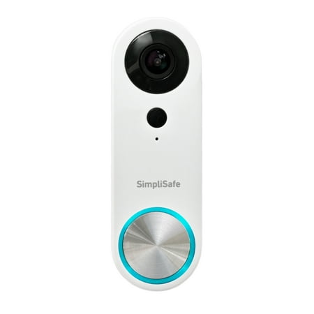 SimpliSafe - Video Doorbell Pro - Wired - White