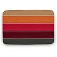 thumbnail image 1 of Doormat 16x24 Inch Burnt Orange Stripe Pattern Bathroom Rugs Non Slip & Soft Bath Mat Carpets for Bathroom, Entryway & Kitchen, 1 of 6