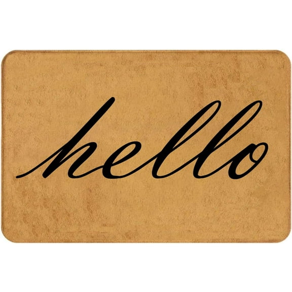 Doormat 16x24 Inch Door Mat Welcome Mat Low Profile Floor Mat Front Doormat Non-Slip Mats For Entryway Patio High Traffic Areas Gift For Women Men