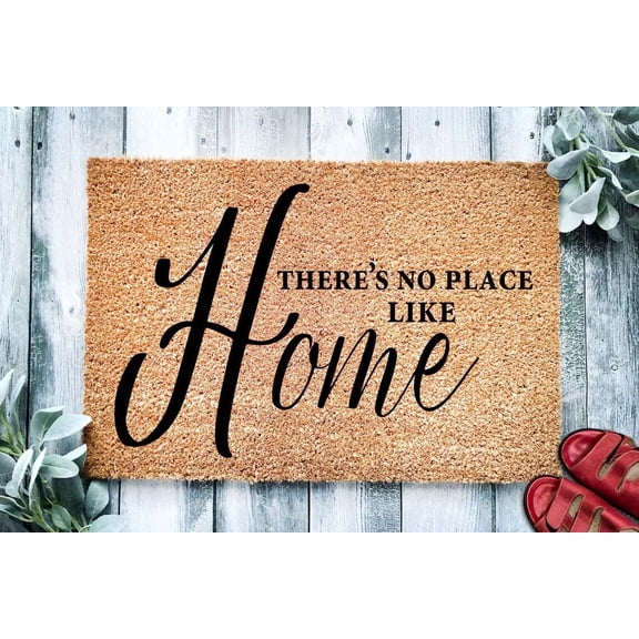 Doormat 16x24 Inch There'S No Place Like Home Welcome Home Door Mat Doormat Gift Front Door Mat Gift For Women Men