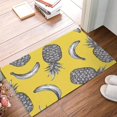 Doormat 3D Printing Pineapple Banana Yellow Door Mats Kitchen Floor