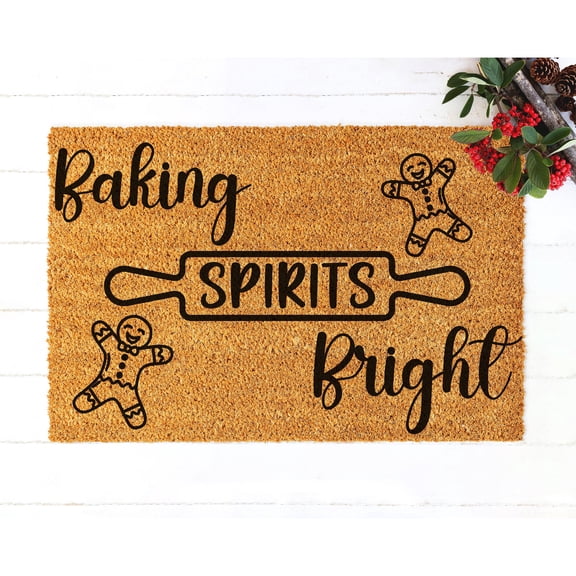 Doormat Baking Spirits Bright Gifts For Mom Gift For Her Cute Gift Ho (24" x 36") #5447