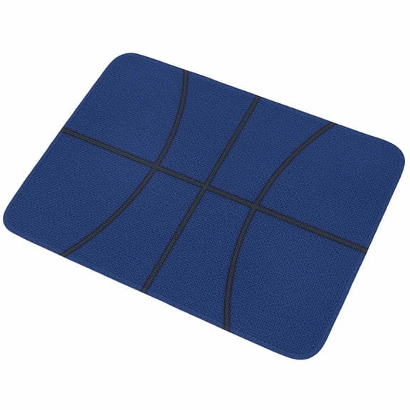 Doormat Blue Basketball Court Front Door Mat Entrance Soft Non Slip Absorbent Doormats Sport Ball Game Athletics Floor Mat Rugs for Entryway Porch Bathroom Bedroom Kitchen Indoor Outdoor 32"x47"