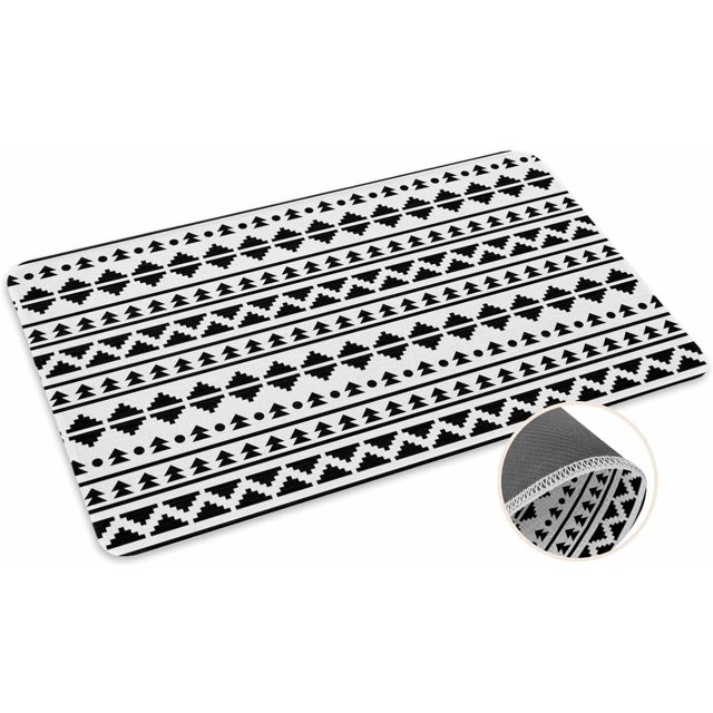 Doormat Bohemian Stripe Door Mat Tribal Aztec Abstract Geometric