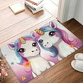 Doormat Cute Unicorns Front Door Mat Non Slip Mats Washable