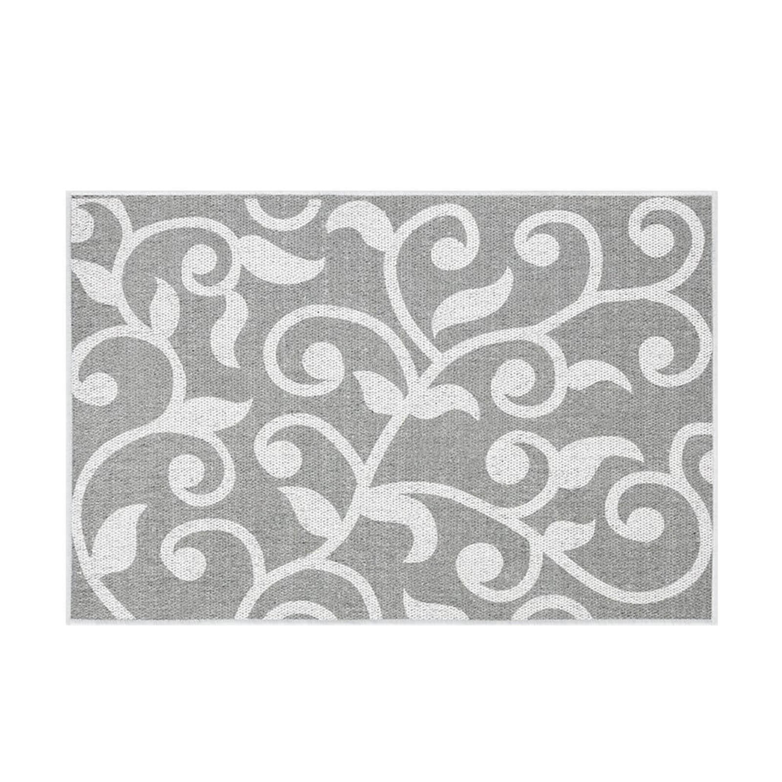 Doormat Dirt Trapper Mat Non Slip Doormat Flower Motif Robust Durable