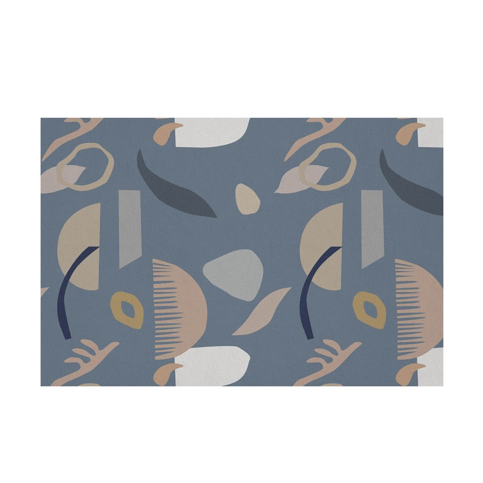 Doormat Dirt Trapper Mat NonSlip Doormat Flower Motif Robust Durable