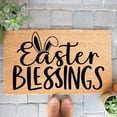 thumbnail image 1 of Doormat Easter Blessings Easter Spring Decor Easter Decor Easter Gif (18" x 30") #3295, 1 of 4