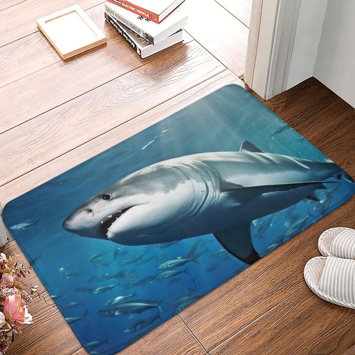 Doormat Fish in Underwater Front Door Mat Non Slip Mats