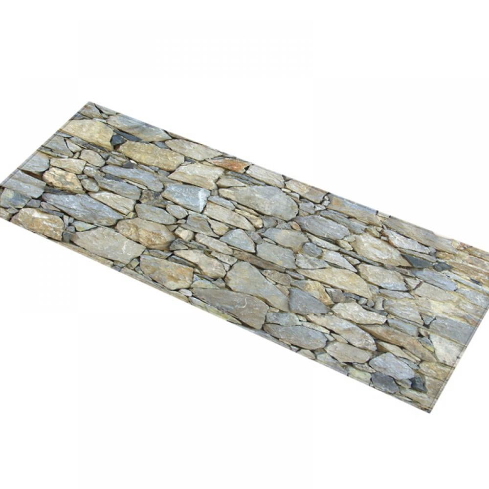 Doormat Floor Mat, 3D Hallway Runner Rug NonSlip Wear Resistant Dyed