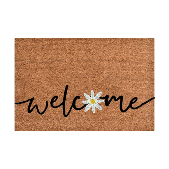 Doormat Funny Floor Mat Front Door Mat Indoor Summer Welcome Sign Hello Sunshine Doormat Funny Cute Doormats Door Mats Floor Mats for Room Prime of Day Funny Door Mats 16x24IN