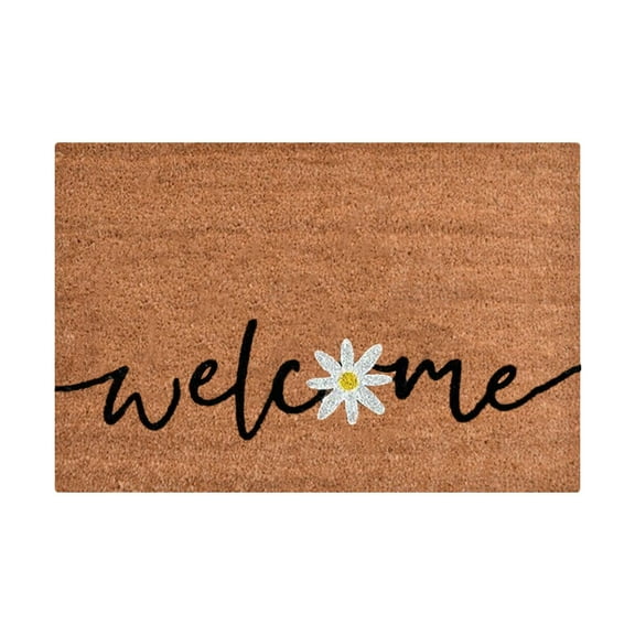 Doormat Funny Floor Mat Front Door Mat Indoor Summer Welcome Sign Hello Sunshine Doormat Funny Cute Doormats Door Mats Floor Mats for Room Prime of Day Funny Door Mats 16x24IN