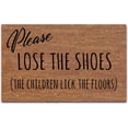 thumbnail image 1 of Doormat Funny Doormat Please Lose The Shoes The Children Lick The Floors Entrance Floor Mat Rubber Non Slip Backing Entry Way Door Mat Decorations Mats 16x24 Inch, 1 of 4