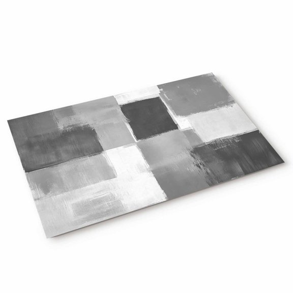 Doormat Grey Paint Doormats Entrance Door Rug Gradient Graffiti Modern Abstract Floor Mat Welcome Front Door Mat for Indoor Outdoor Kitchen Home Decor 18x30 Inch