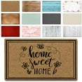 Doormat Home Sweet Home Door Mat Text Name Doormats Indoor Rugs Outdoor