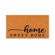 Doormat Home Sweet Home | Front Porch Home Doormat Birthday Gift Best 18" x 30" #3149