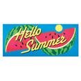 thumbnail image 1 of Doormat Insert Watermelon Hello Summer, 1 of 2